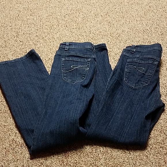 style co petite jeans tummy control